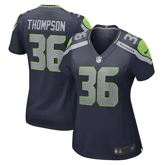 womens nike darwin thompson college navy seattle seahawks g